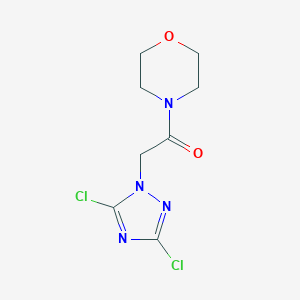 4-[(3,5-dichloro-1H-1,2,4-triazol-1-yl)acetyl]morpholine