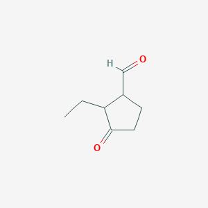 B048863 2-Ethyl-3-oxocyclopentane-1-carbaldehyde CAS No. 116511-19-4