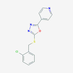 molecular formula C14H10ClN3OS B488675 CDKL5/GSK3-IN-1 