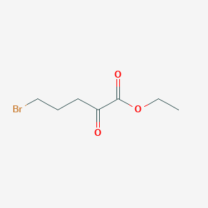molecular formula C7H11BrO3 B048869 5-溴-2-氧戊酸乙酯 CAS No. 57224-29-0