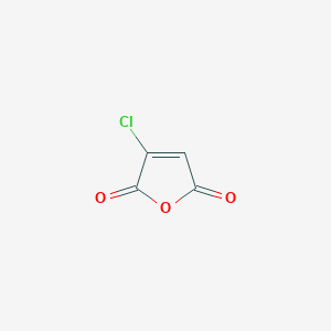 molecular formula C4HClO3 B048873 Chloromaleic anhydride CAS No. 96-02-6