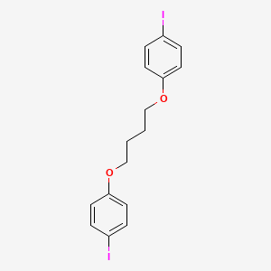 molecular formula C16H16I2O2 B4887641 1-Iodo-4-[4-(4-iodophenoxy)butoxy]benzene 