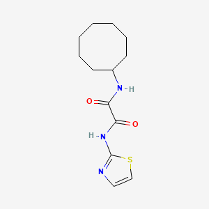 molecular formula C13H19N3O2S B4887876 N-cyclooctyl-N'-(1,3-thiazol-2-yl)oxamide CAS No. 5648-45-3