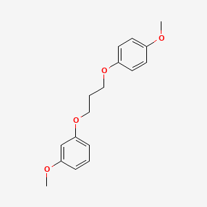 molecular formula C17H20O4 B4887891 1-methoxy-3-[3-(4-methoxyphenoxy)propoxy]benzene 