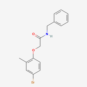 molecular formula C16H16BrNO2 B4887985 N-benzyl-2-(4-bromo-2-methylphenoxy)acetamide 