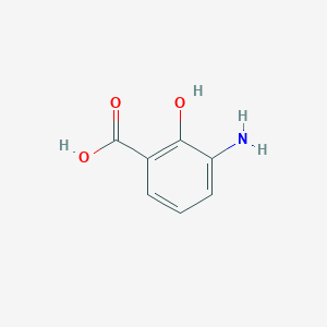 molecular formula C7H7NO3 B048882 3-氨基水杨酸 CAS No. 570-23-0