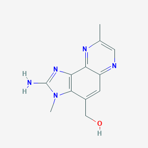 2-Amino-4-hydroxymethyl-3,8-dimethylimidazo(4,5-f)quinoxaline