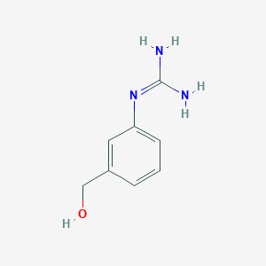 molecular formula C8H11N3O B048890 [3-(羟甲基)苯基]胍 CAS No. 437384-34-4