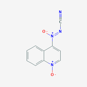 Cyanoimino-oxido-(1-oxidoquinolin-1-ium-4-yl)azanium
