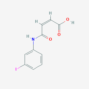 molecular formula C10H8INO3 B4889321 N-(m-iodophenyl)maleamic acid 