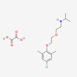 molecular formula C17H26ClNO6 B4889805 N-[2-[2-(4-chloro-2,6-dimethylphenoxy)ethoxy]ethyl]propan-2-amine;oxalic acid 
