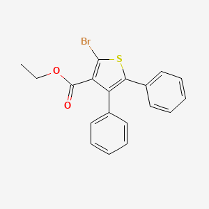 molecular formula C19H15BrO2S B4890127 Ethyl 2-bromo-4,5-diphenylthiophene-3-carboxylate 