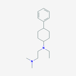 molecular formula C18H30N2 B4890190 N'-ethyl-N,N-dimethyl-N'-(4-phenylcyclohexyl)ethane-1,2-diamine 