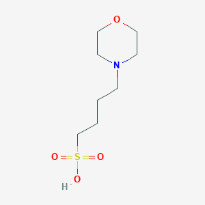 molecular formula C8H17NO4S B048909 4-Morpholinobutane-1-sulfonic acid CAS No. 115724-21-5