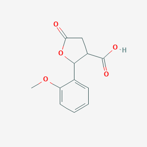 2-(2-Methoxyphenyl)-5-oxotetrahydrofuran-3-carboxylic acid