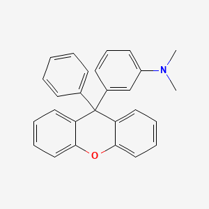 molecular formula C27H23NO B4891813 N,N-dimethyl-3-(9-phenylxanthen-9-yl)aniline 