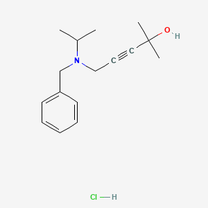 5-[benzyl(isopropyl)amino]-2-methyl-3-pentyn-2-ol hydrochloride