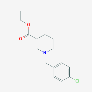 molecular formula C15H20ClNO2 B4892765 Ethyl 1-(4-chlorobenzyl)piperidine-3-carboxylate 