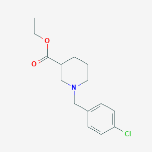 molecular formula C15H20ClNO2 B4892765 ethyl 1-(4-chlorobenzyl)-3-piperidinecarboxylate 