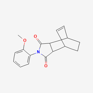 4-(2-methoxyphenyl)-4-azatricyclo[5.2.2.0~2,6~]undec-8-ene-3,5-dione