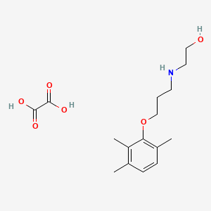 molecular formula C16H25NO6 B4892934 Oxalic acid;2-[3-(2,3,6-trimethylphenoxy)propylamino]ethanol 