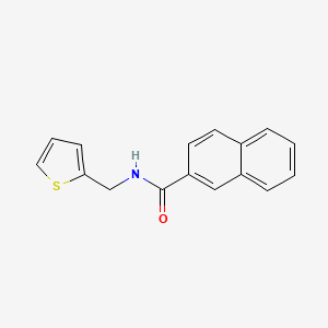 molecular formula C16H13NOS B4892958 N-(thiophen-2-ylmethyl)naphthalene-2-carboxamide 