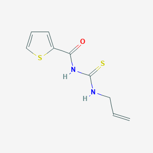 molecular formula C9H10N2OS2 B4893410 N-(prop-2-enylcarbamothioyl)thiophene-2-carboxamide 