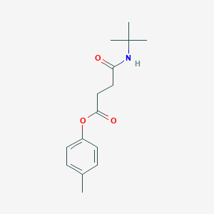 molecular formula C15H21NO3 B4894040 (4-Methylphenyl) 4-(tert-butylamino)-4-oxobutanoate 