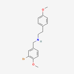molecular formula C17H20BrNO2 B4894948 N-(3-bromo-4-methoxybenzyl)-2-(4-methoxyphenyl)ethanamine 