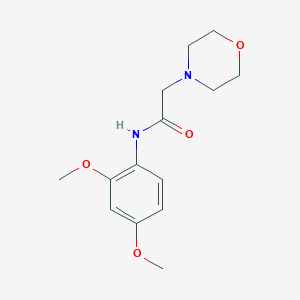 molecular formula C14H20N2O4 B4896204 N-(2,4-dimethoxyphenyl)-2-(4-morpholinyl)acetamide 