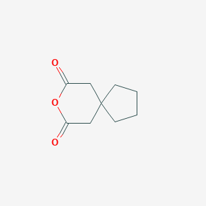 molecular formula C9H12O3 B048965 8-Oxaspiro[4.5]decane-7,9-dione CAS No. 5662-95-3