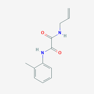 molecular formula C12H14N2O2 B4896642 N-(2-methylphenyl)-N'-(prop-2-en-1-yl)ethanediamide 
