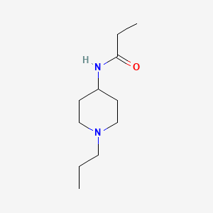 molecular formula C11H22N2O B4896667 N-(1-propylpiperidin-4-yl)propanamide 