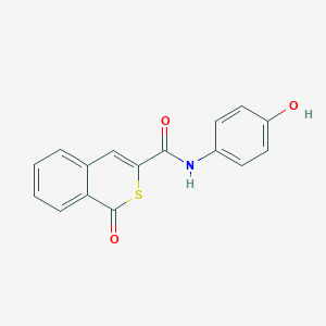 molecular formula C16H11NO3S B489676 N-(4-hydroxyphenyl)-1-oxo-1H-isothiochromene-3-carboxamide CAS No. 622352-58-3