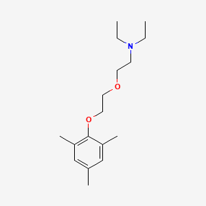 molecular formula C17H29NO2 B4896972 N,N-diethyl-2-[2-(2,4,6-trimethylphenoxy)ethoxy]ethanamine 