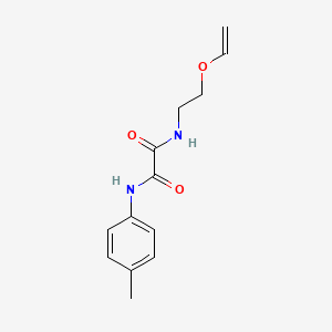 molecular formula C13H16N2O3 B4897078 N-[2-(Ethenyloxy)ethyl]-N'-(4-methylphenyl)ethanediamide 