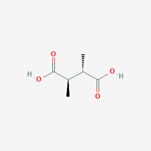 molecular formula C6H10O4 B048973 meso-2,3-Dimethylsuccinic acid CAS No. 608-40-2
