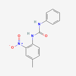 molecular formula C14H13N3O3 B4897302 1-(4-Methyl-2-nitrophenyl)-3-phenylurea 