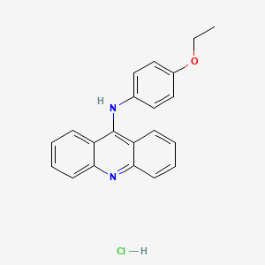 molecular formula C21H19ClN2O B4897383 Acridin-9-yl(4-ethoxyphenyl)amine, chloride 