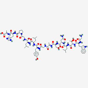 molecular formula C72H105N19O20 B048977 Galanin (1-15) CAS No. 112747-70-3