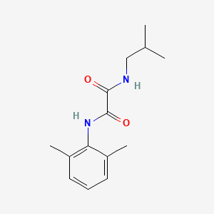 molecular formula C14H20N2O2 B4897829 N'-(2,6-dimethylphenyl)-N-(2-methylpropyl)oxamide 