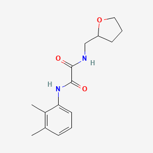molecular formula C15H20N2O3 B4897907 N-(2,3-DIMETHYLPHENYL)-N-(TETRAHYDRO-2-FURANYLMETHYL)ETHANEDIAMIDE 