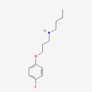molecular formula C13H20FNO B4897937 N-[3-(4-fluorophenoxy)propyl]butan-1-amine 