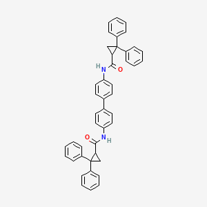 molecular formula C44H36N2O2 B4898088 N,N'-4,4'-biphenyldiylbis(2,2-diphenylcyclopropanecarboxamide) 