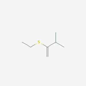 molecular formula C7H14S B048987 2-(Ethylthio)-3-methyl-1-butene CAS No. 114232-59-6