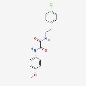 molecular formula C17H17ClN2O3 B4898792 N-[2-(4-chlorophenyl)ethyl]-N'-(4-methoxyphenyl)oxamide CAS No. 5377-60-6