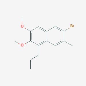 6-Bromo-2,3-dimethoxy-7-methyl-1-propylnaphthalene