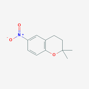 molecular formula C11H13NO3 B489899 2,2-Dimethyl-6-nitro-chromane CAS No. 19989-17-4