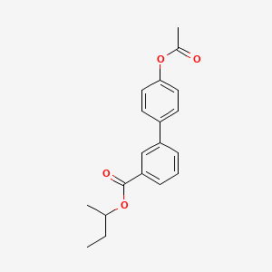 molecular formula C19H20O4 B4899788 Butan-2-yl 3-(4-acetyloxyphenyl)benzoate 