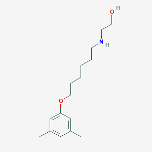 molecular formula C16H27NO2 B4900201 2-[6-(3,5-Dimethylphenoxy)hexylamino]ethanol 